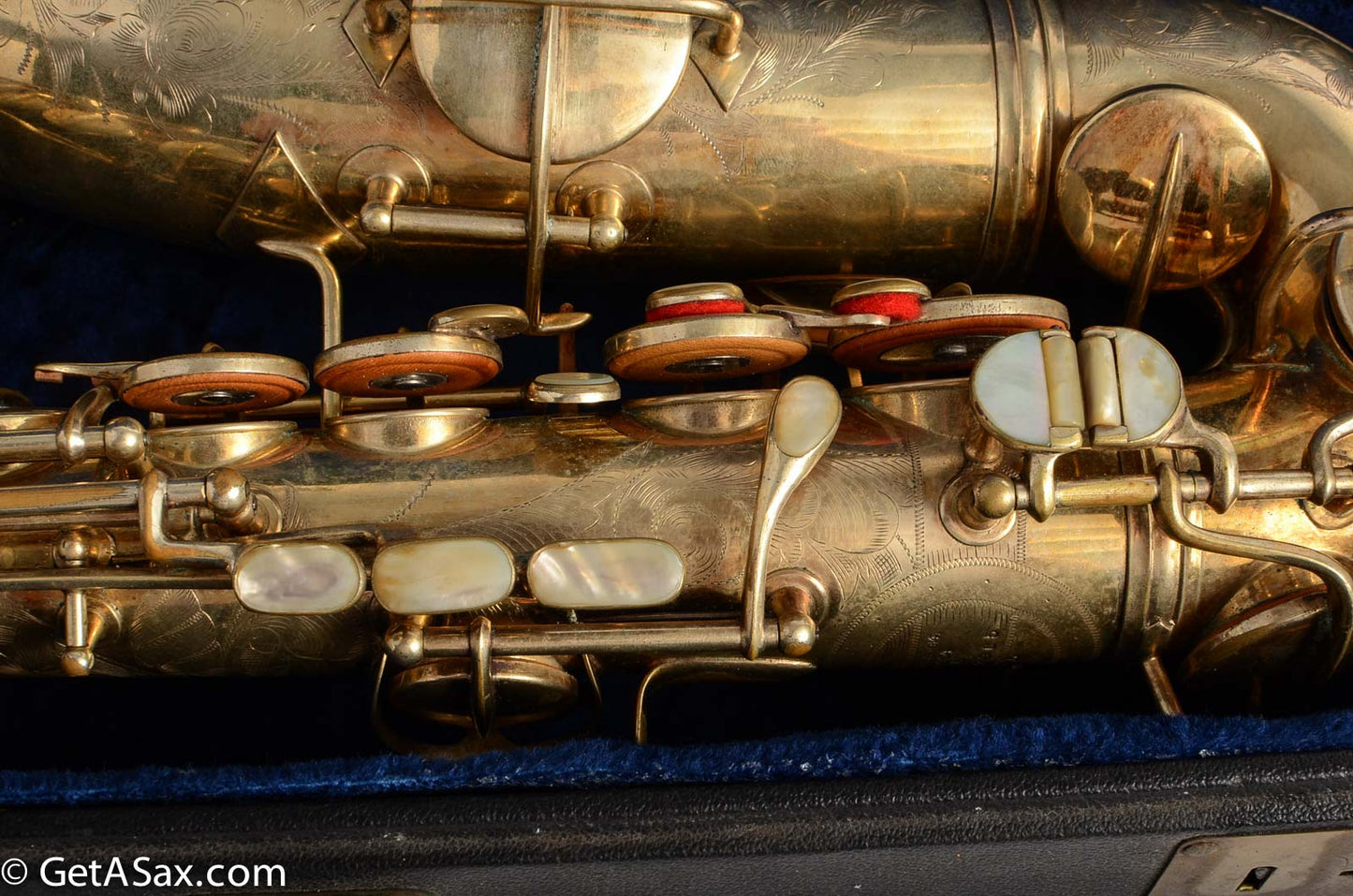 Conn Virtuoso Deluxe Alto Full Pearls Gold Plate Super Rare