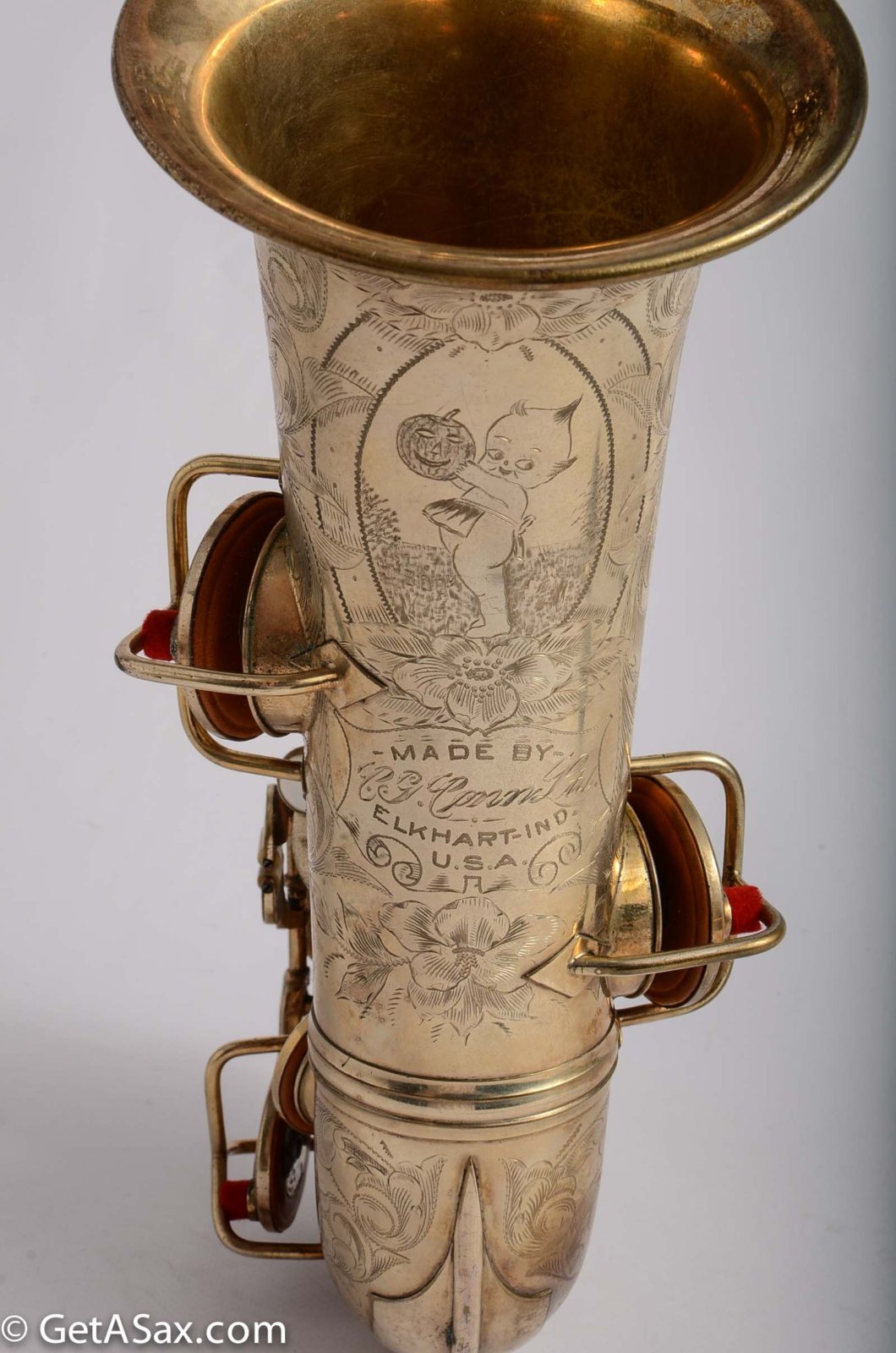 Conn Virtuoso Deluxe Alto Full Pearls Gold Plate Super Rare