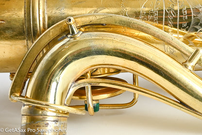 Conn NWII Tenor 1929 Burnished Gold Plate Castle Portrait Overhauled Amazing! 228355