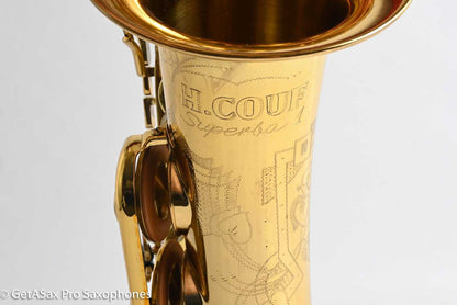 Couf Superba 1 Alto Prototype from Herb Couf’s Collection with High G Overhauled! 51363