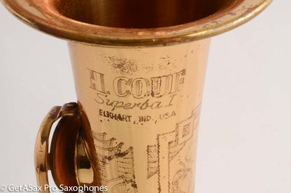 Couf Superba 1 Alto Original Lacquer Fresh High-End Overhaul Plays Great