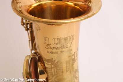 Couf Superba 1 Alto Saxophone Recent High End Overhaul! 81471