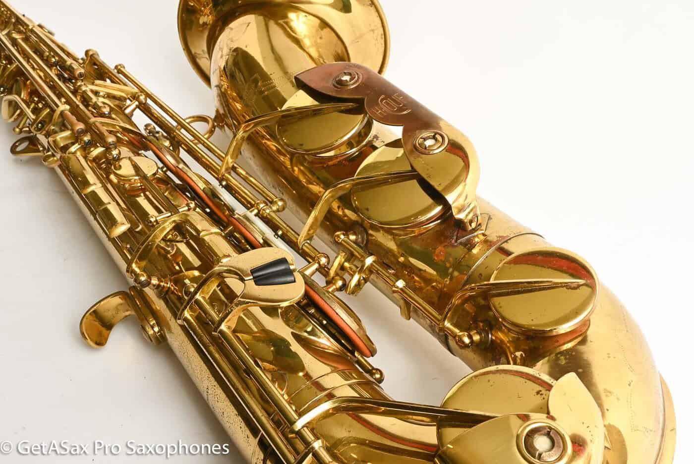 Couf Superba 1 Tenor Original Lacquer Nice Shape Medium Pads Plays well! 72008