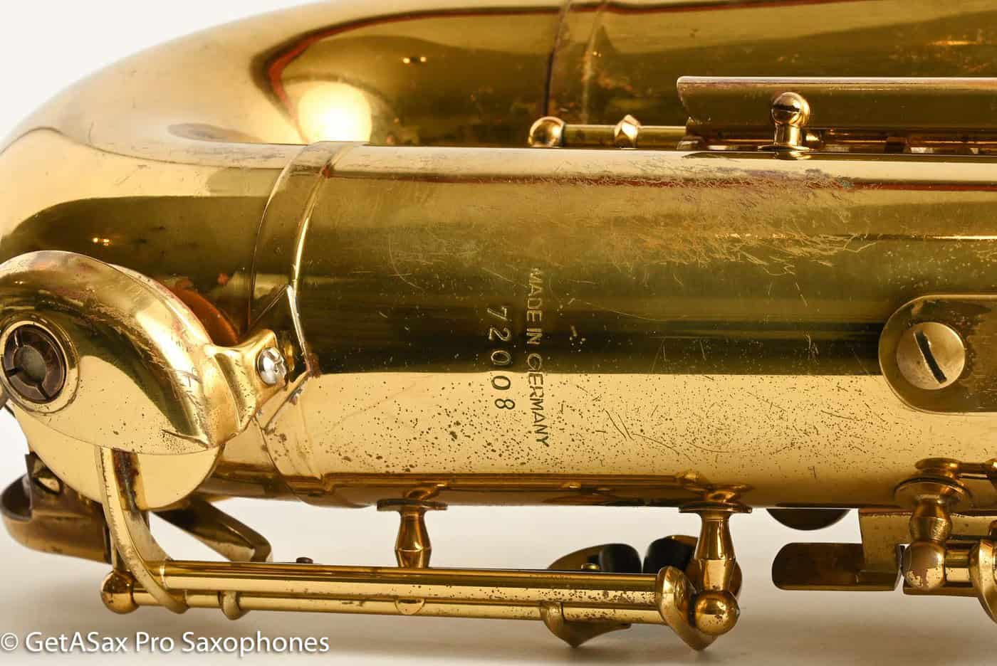 Couf Superba 1 Tenor Original Lacquer Nice Shape Medium Pads Plays well! 72008