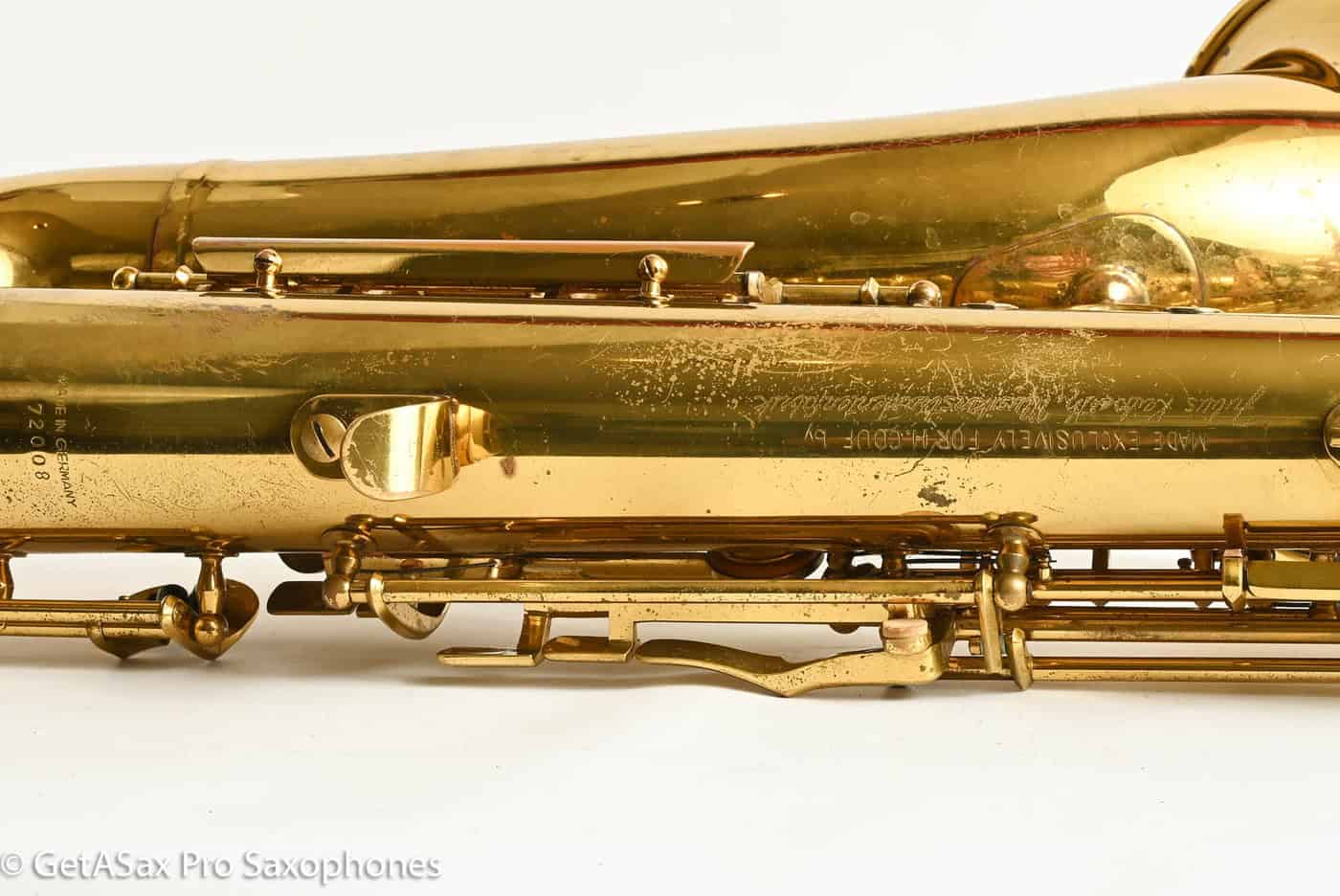 Couf Superba 1 Tenor Original Lacquer Nice Shape Medium Pads Plays well! 72008