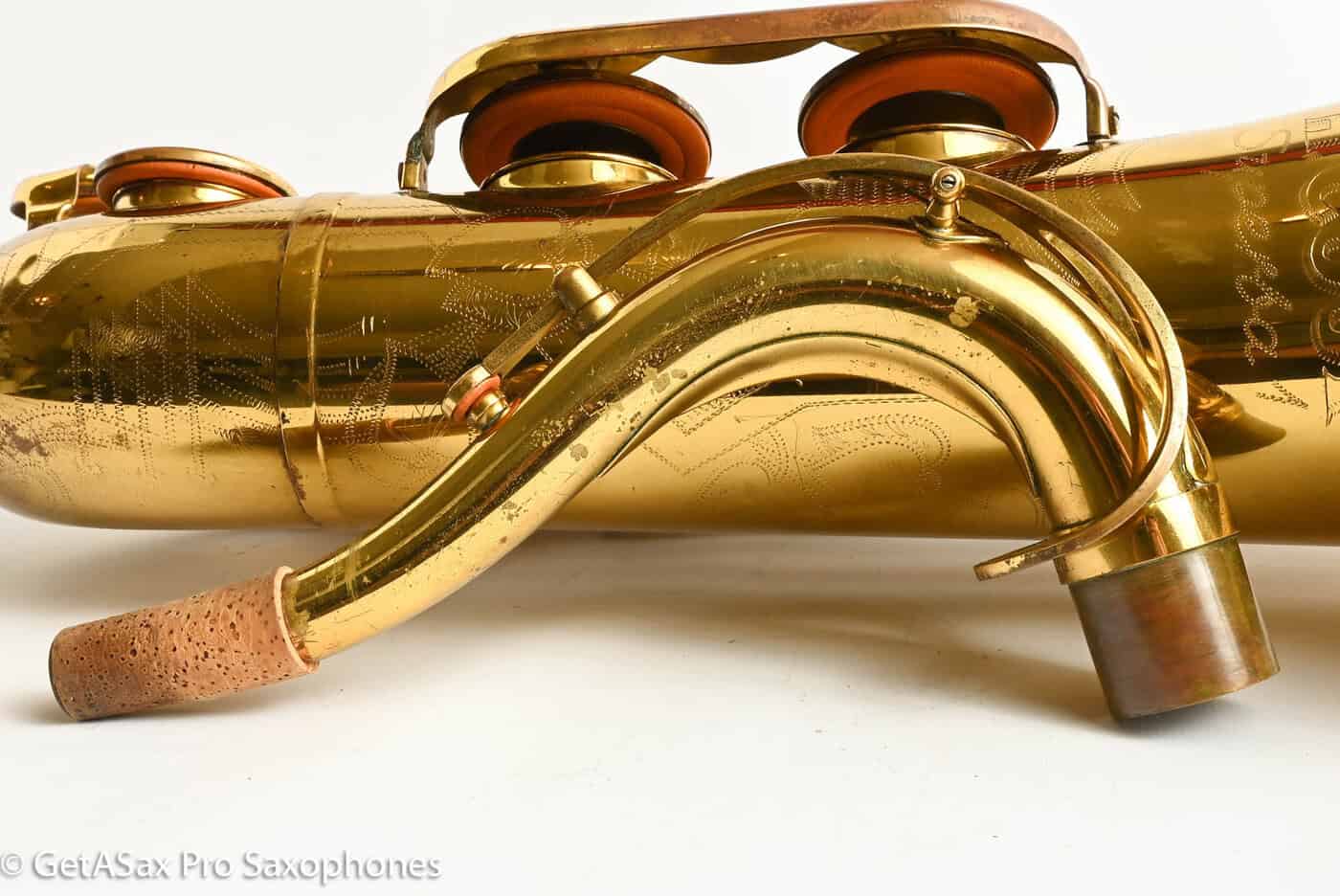 Couf Superba 1 Tenor Original Lacquer Nice Shape Medium Pads Plays well! 72008