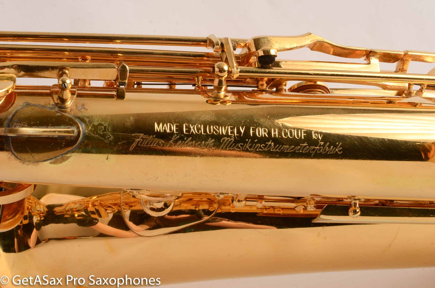 Couf Superba 1 Tenor Original Gold Plate Saxophone 68059 Matt Stohrer Overhaul One of the best ever!