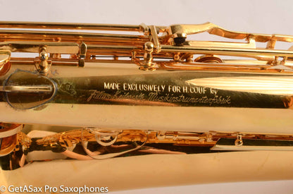 Couf Superba 1 Tenor Original Gold Plate Saxophone 68059 Matt Stohrer Overhaul One of the best ever!