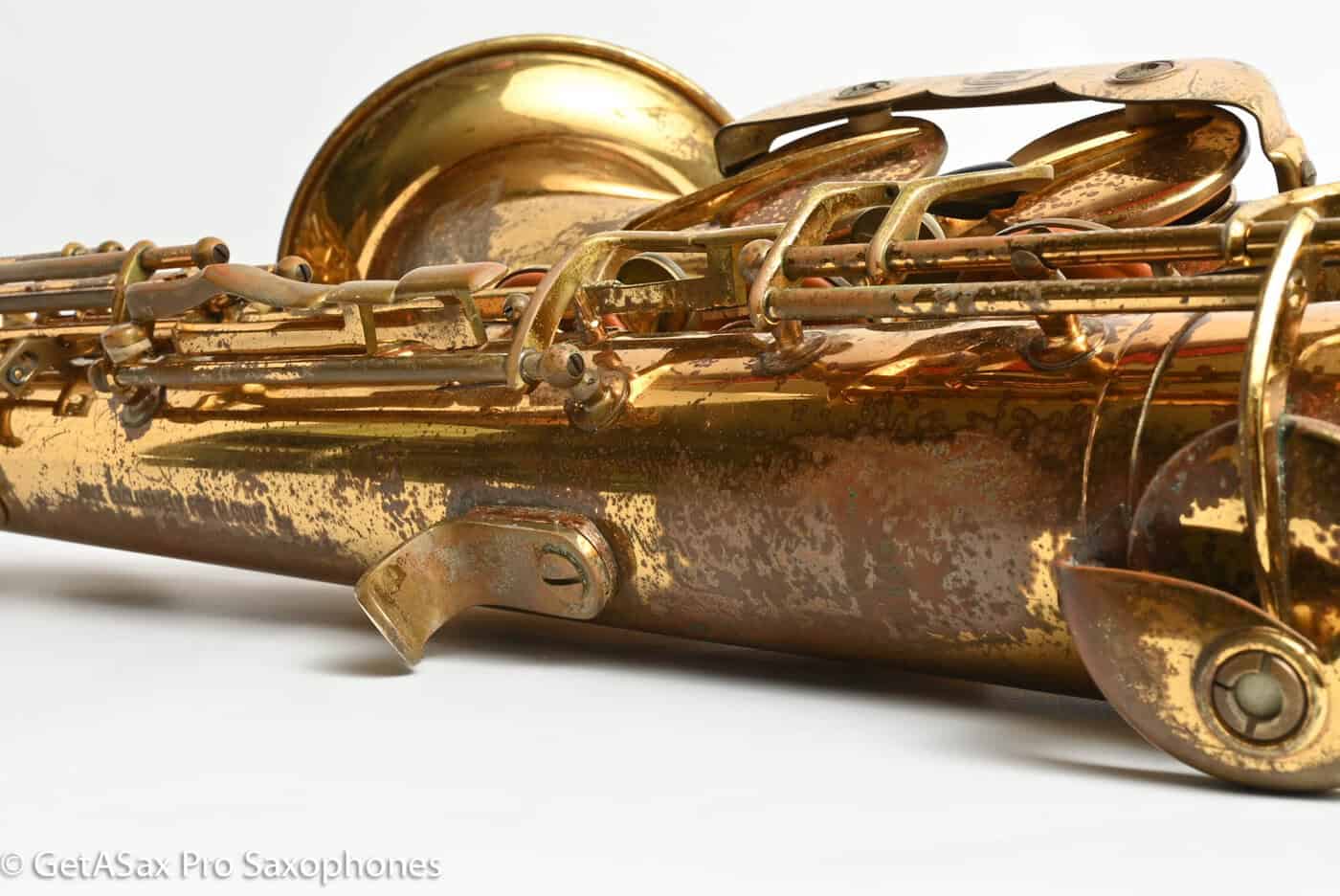 Couf Superba 1 Tenor Original Lacquer Old Pads Needs Restoration 76633