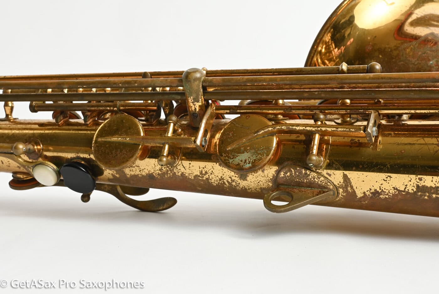 Couf Superba 1 Tenor Original Lacquer Old Pads Needs Restoration 76633