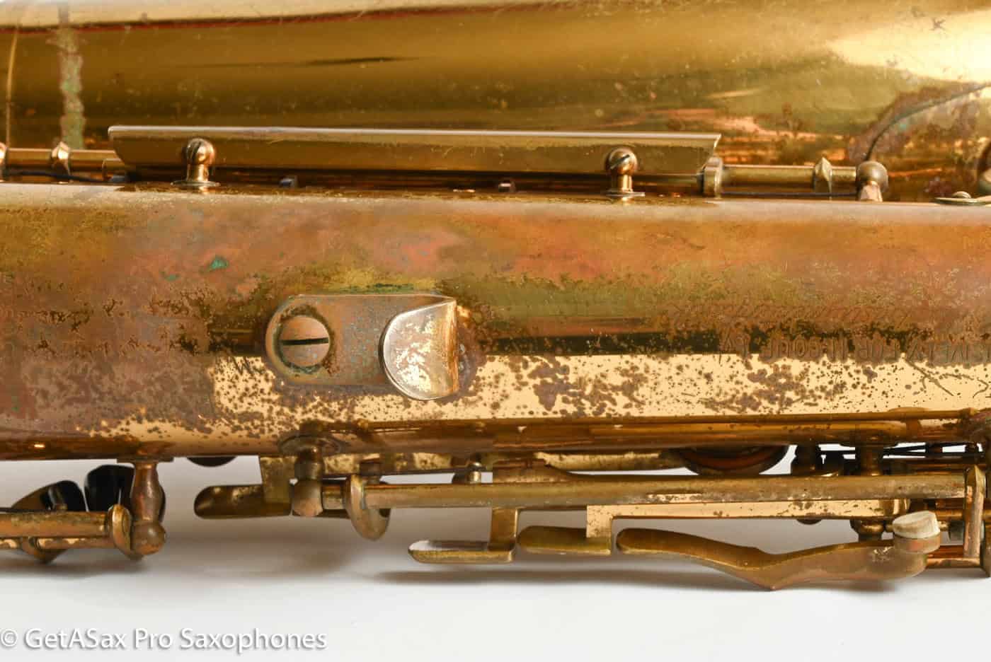 Couf Superba 1 Tenor Original Lacquer Old Pads Needs Restoration 76633