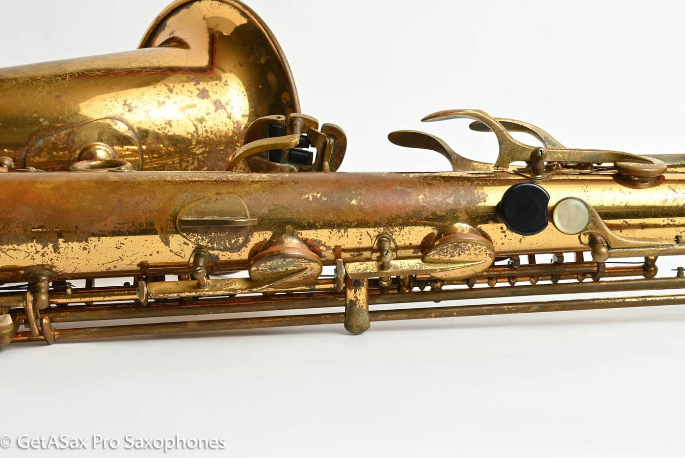 Couf Superba 1 Tenor Original Lacquer Old Pads Needs Restoration 76633