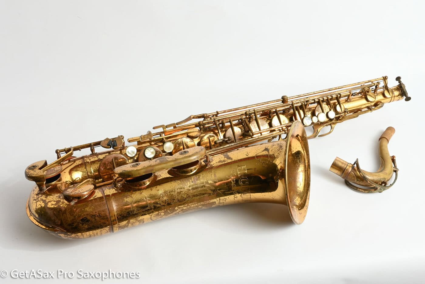 Couf Superba 1 Tenor Original Lacquer Old Pads Needs Restoration 76633