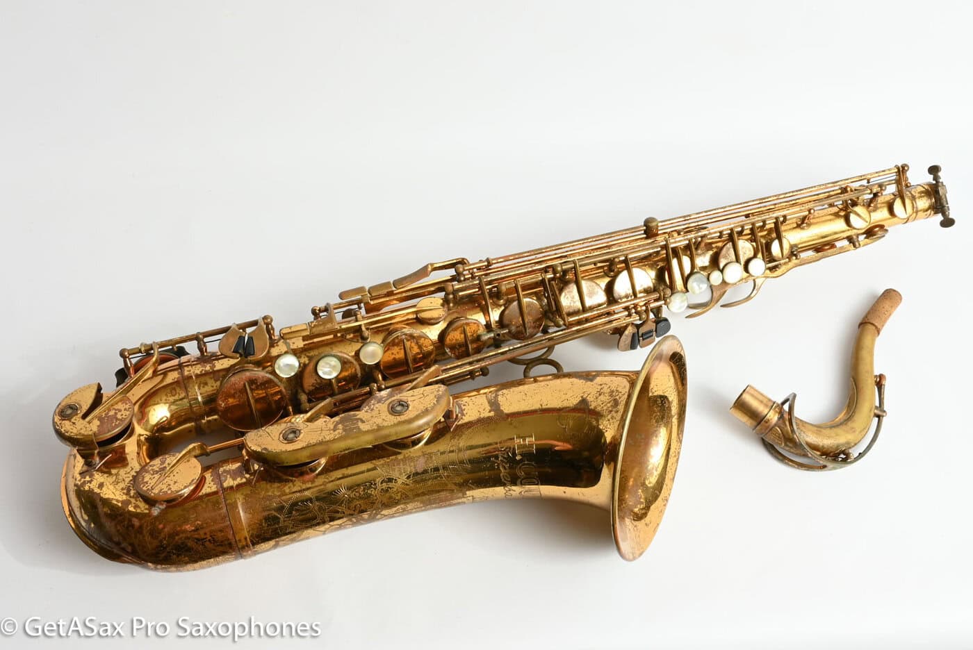 Couf Superba 1 Tenor Original Lacquer Old Pads Needs Restoration 76633