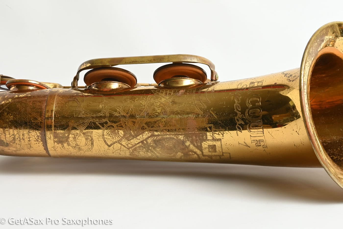 Couf Superba 1 Tenor Original Lacquer Old Pads Needs Restoration 76633