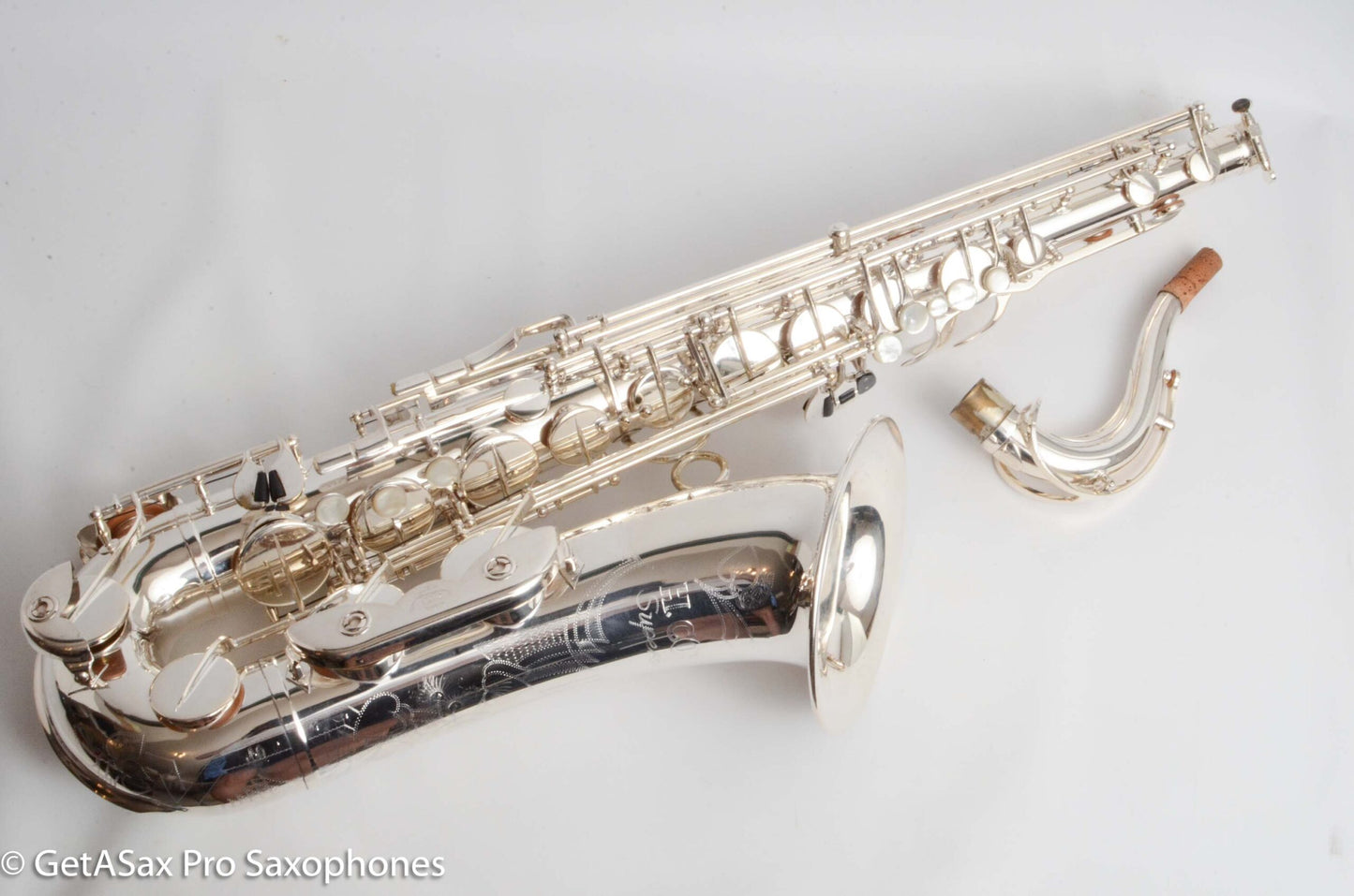 Couf Superba 1 Tenor Saxophone Original Silver Overhauled! Excellent! 65988