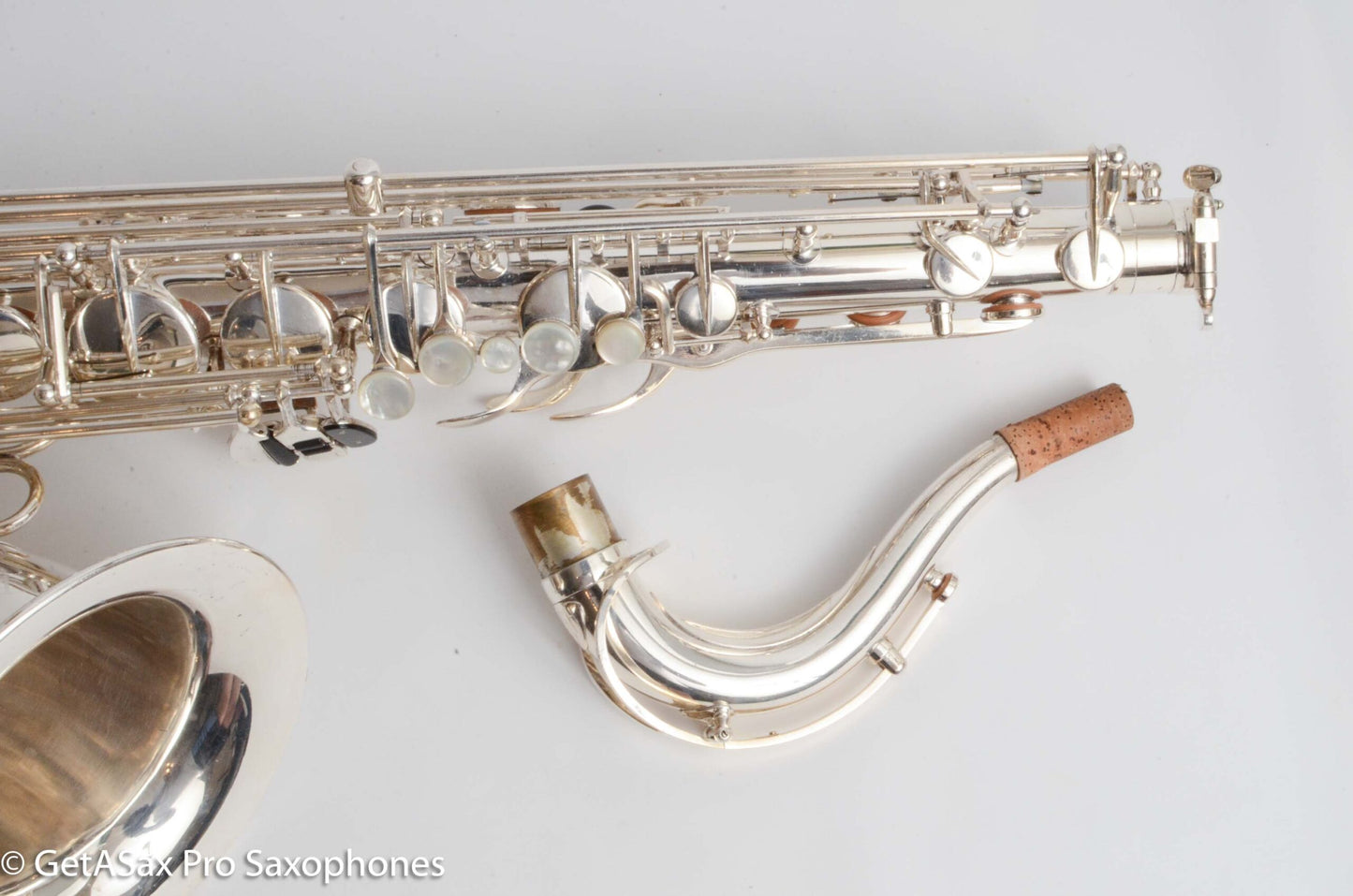Couf Superba 1 Tenor Saxophone Original Silver Overhauled! Excellent! 65988