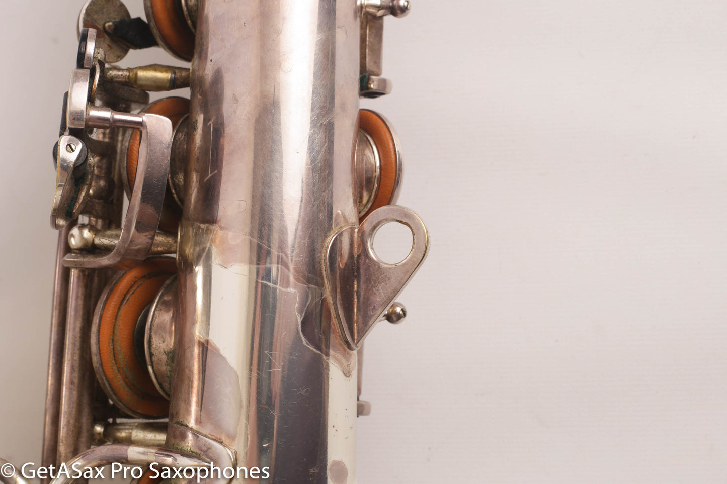 Couf Superba 1 Tenor Rare Original Silver Plate Early Serial Big Player! 65988