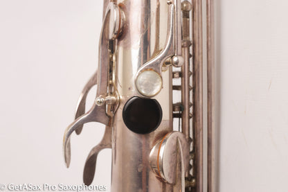 Couf Superba 1 Tenor Rare Original Silver Plate Early Serial Big Player! 65988