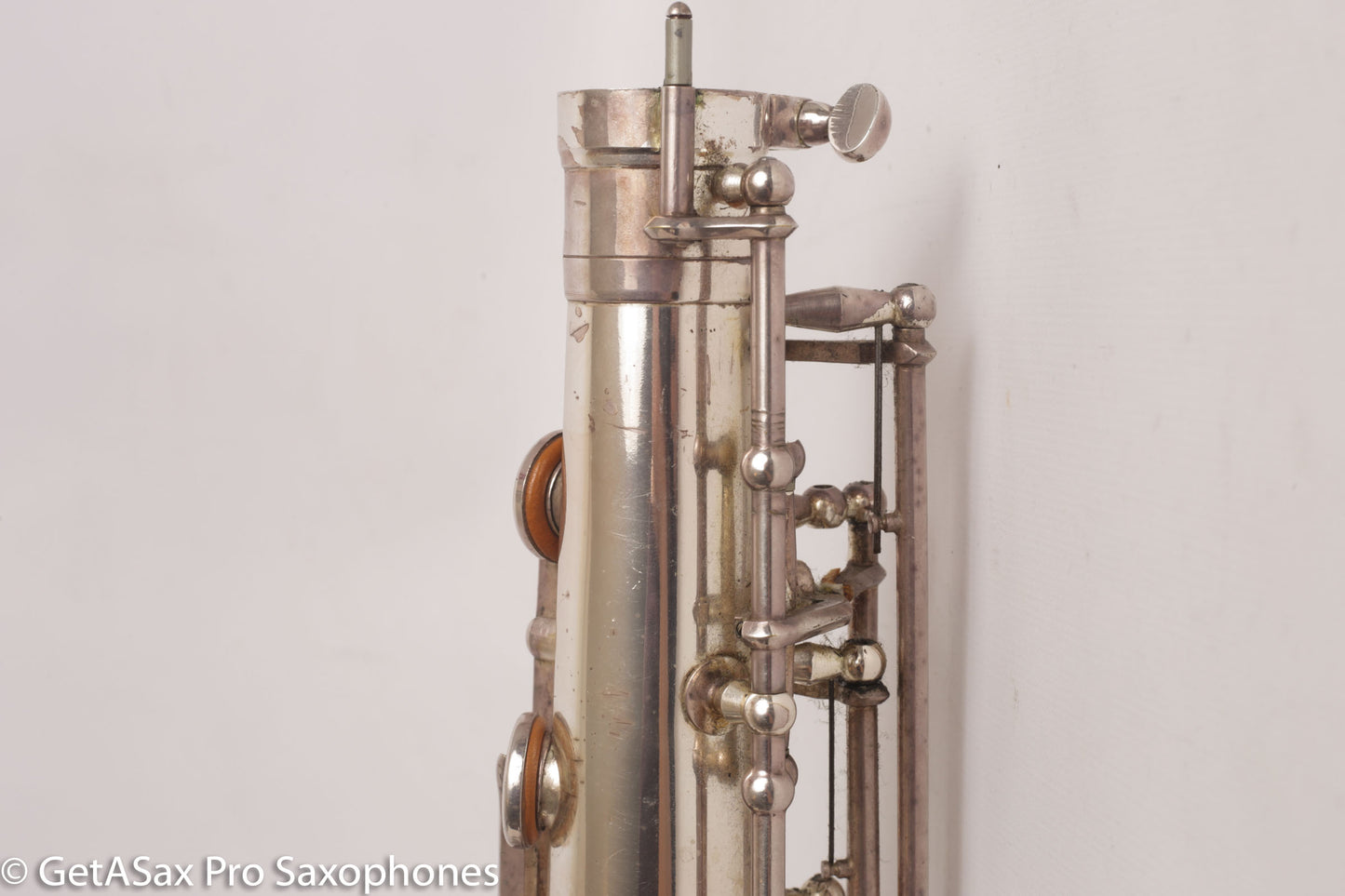 Couf Superba 1 Tenor Rare Original Silver Plate Early Serial Big Player! 65988