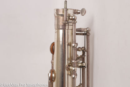 Couf Superba 1 Tenor Rare Original Silver Plate Early Serial Big Player! 65988