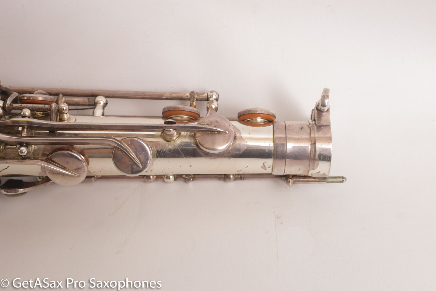 Couf Superba 1 Tenor Rare Original Silver Plate Early Serial Big Player! 65988