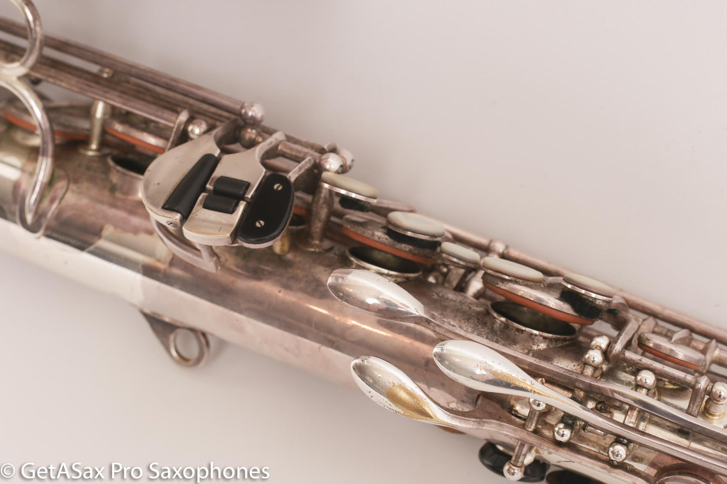 Couf Superba 1 Tenor Rare Original Silver Plate Early Serial Big Player! 65988