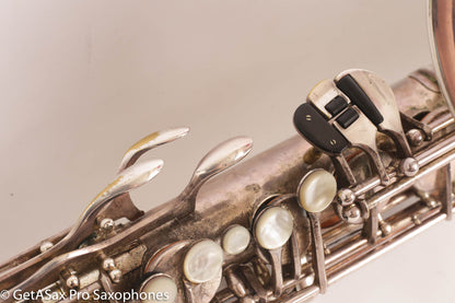 Couf Superba 1 Tenor Rare Original Silver Plate Early Serial Big Player! 65988