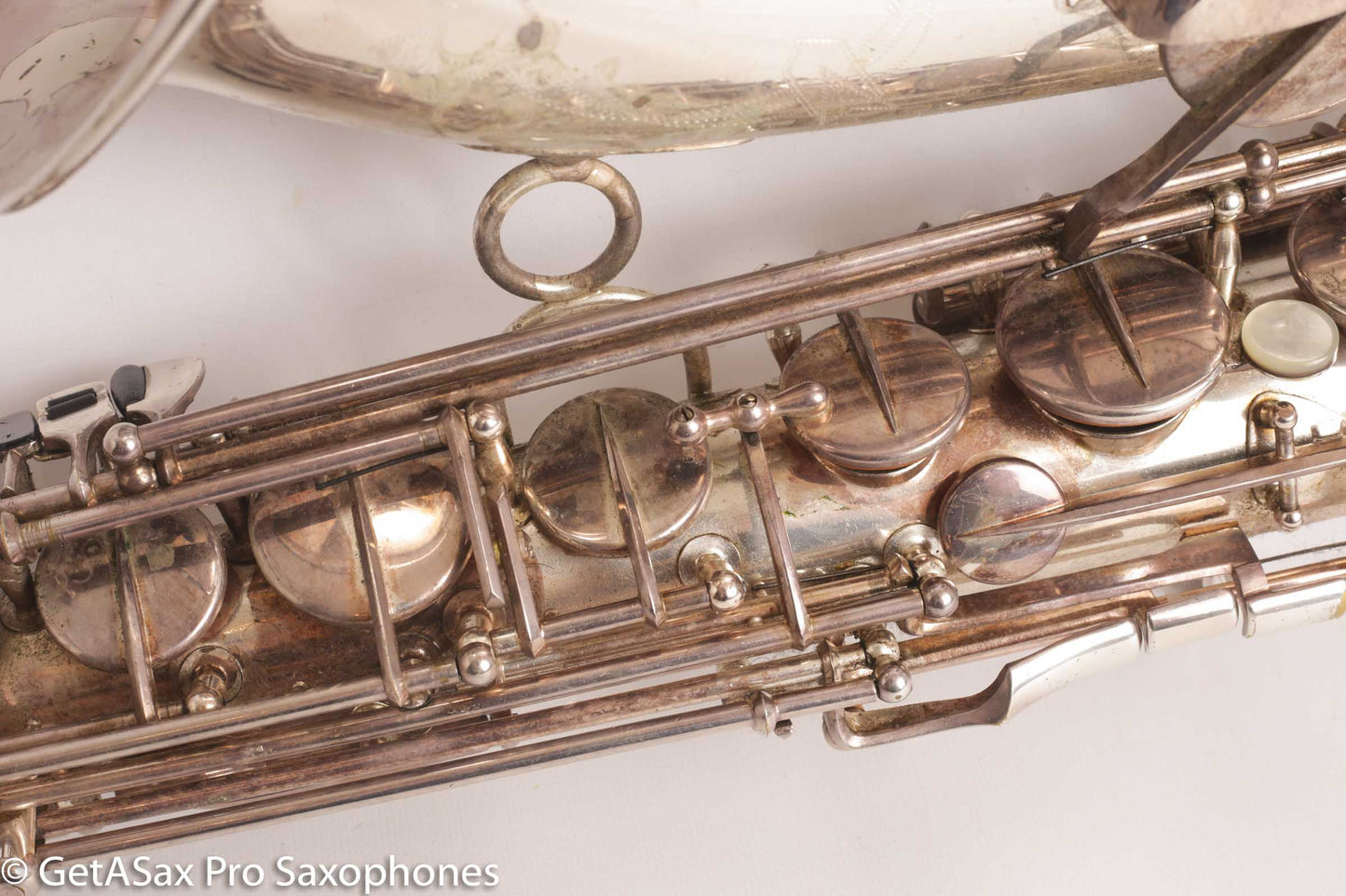 Couf Superba 1 Tenor Rare Original Silver Plate Early Serial Big Player! 65988