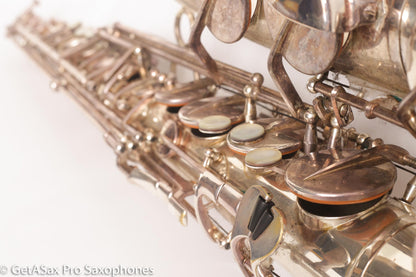 Couf Superba 1 Tenor Rare Original Silver Plate Early Serial Big Player! 65988