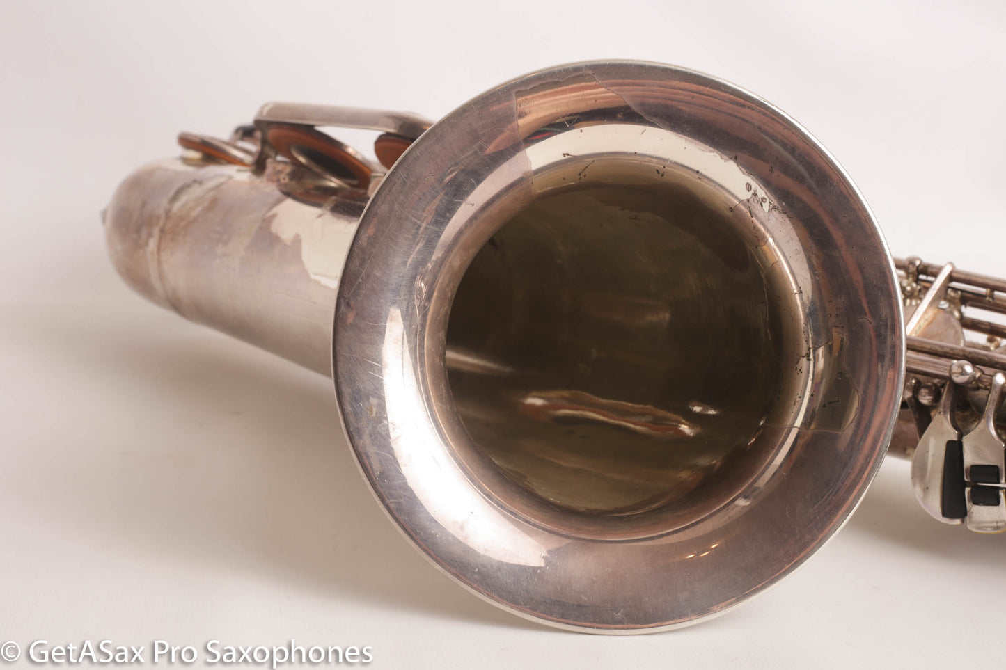 Couf Superba 1 Tenor Rare Original Silver Plate Early Serial Big Player! 65988