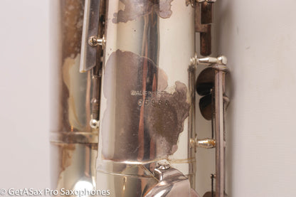 Couf Superba 1 Tenor Rare Original Silver Plate Early Serial Big Player! 65988