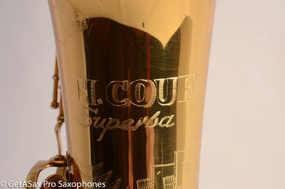 Couf Superba 1 Tenor Near Mint w/ Warranty Papers Overhauled Superb Powerful Player