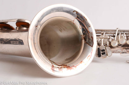 Couf Superba 1 Tenor Original Silver Plate Excellent 79388