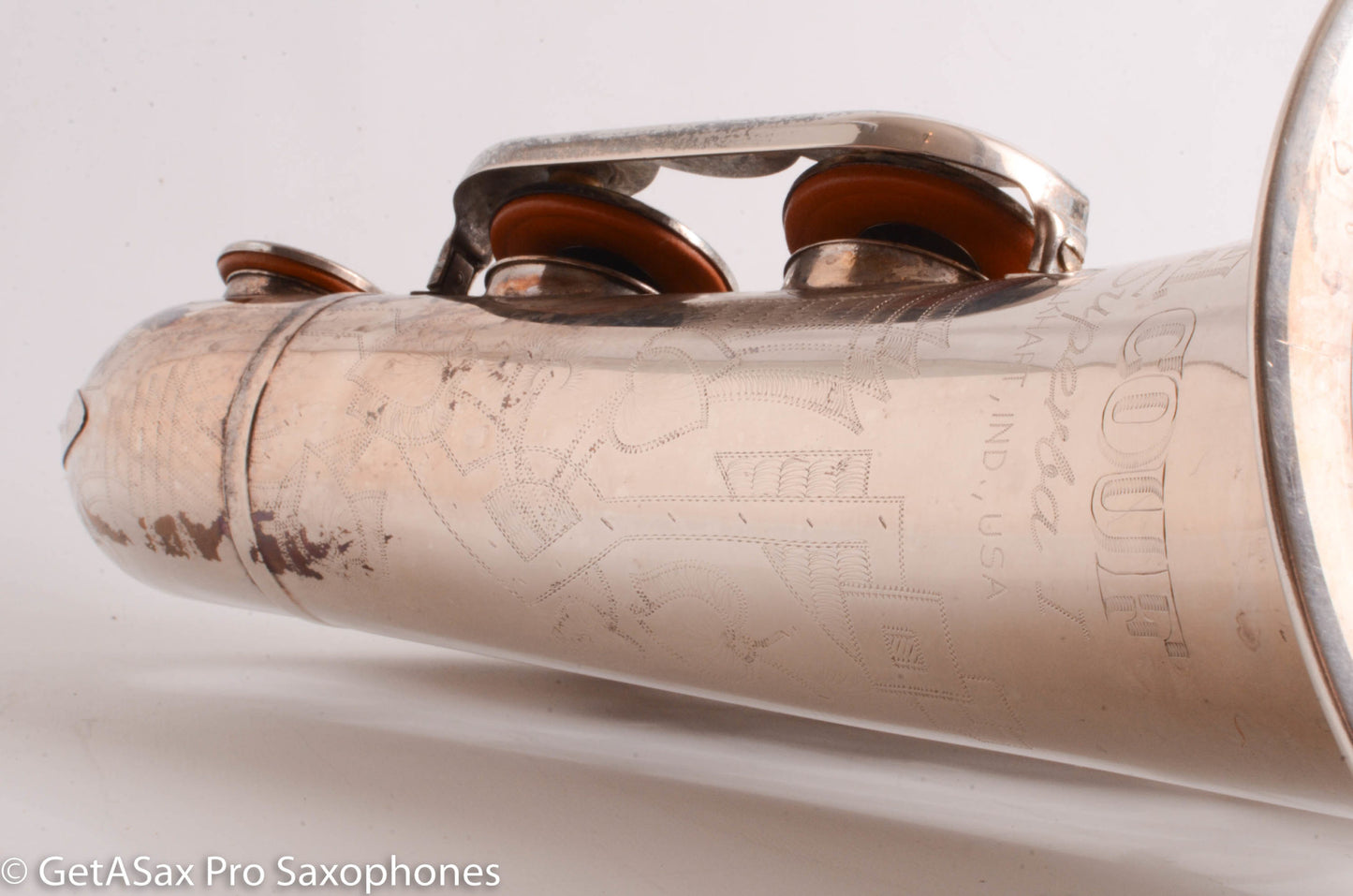 Couf Superba 1 Tenor Original Silver Plate Excellent 79388