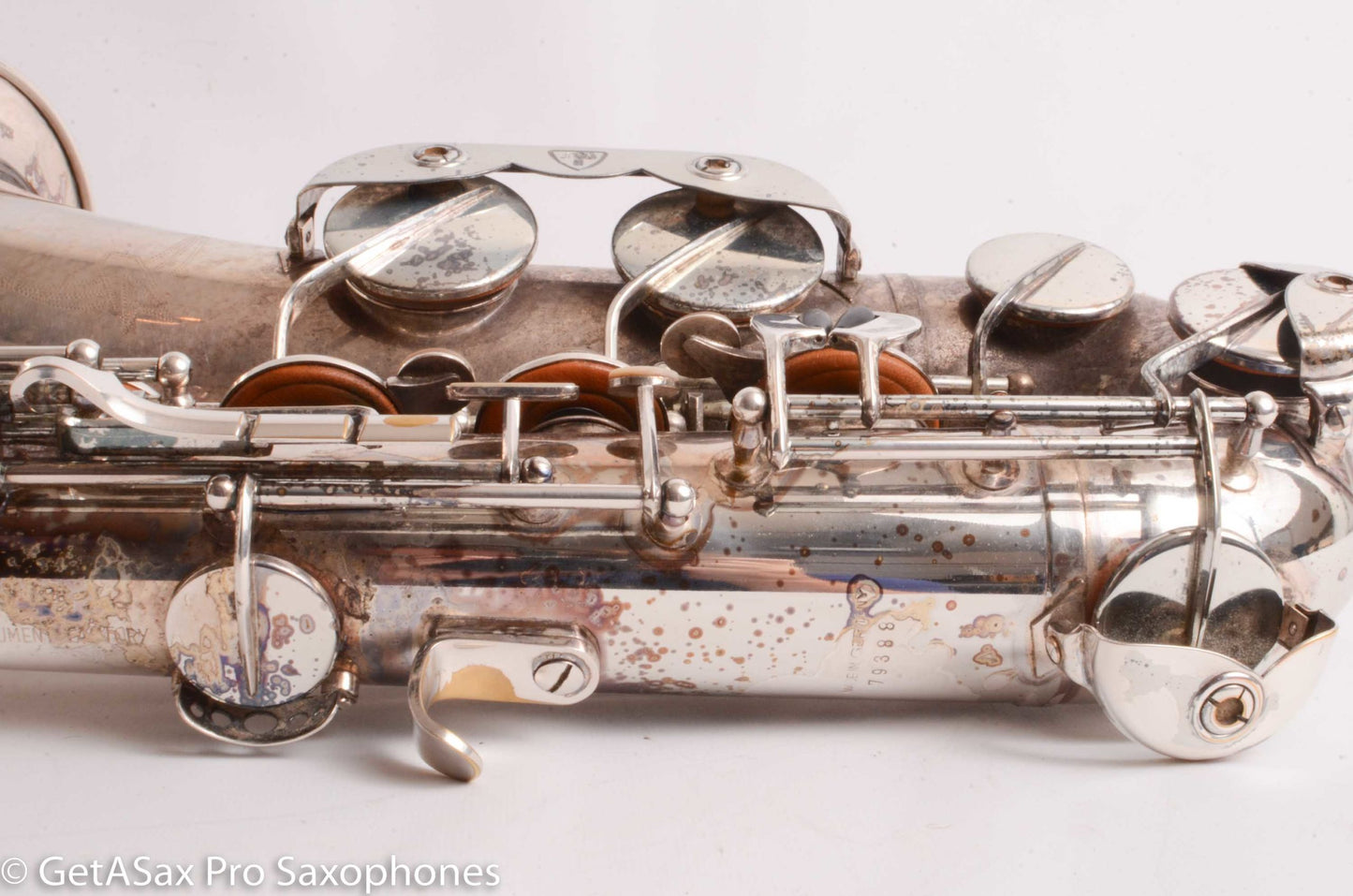 Couf Superba 1 Tenor Original Silver Plate Excellent 79388