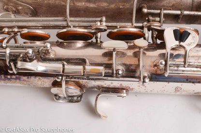 Couf Superba 1 Tenor Original Silver Plate Excellent 79388