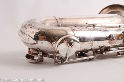 Couf Superba 1 Tenor Original Silver Plate Excellent 79388