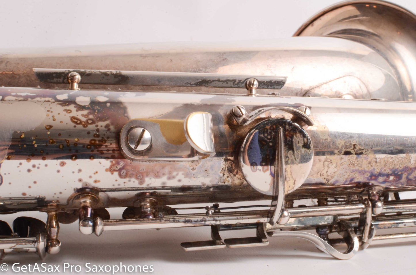 Couf Superba 1 Tenor Original Silver Plate Excellent 79388