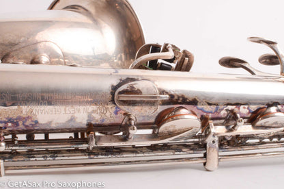 Couf Superba 1 Tenor Original Silver Plate Excellent 79388