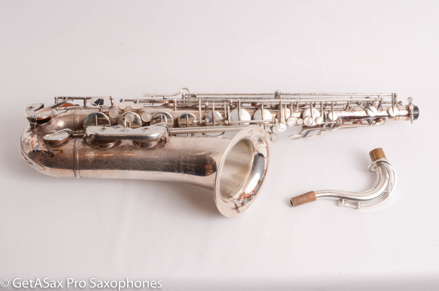 Couf Superba 1 Tenor Original Silver Plate Excellent 79388