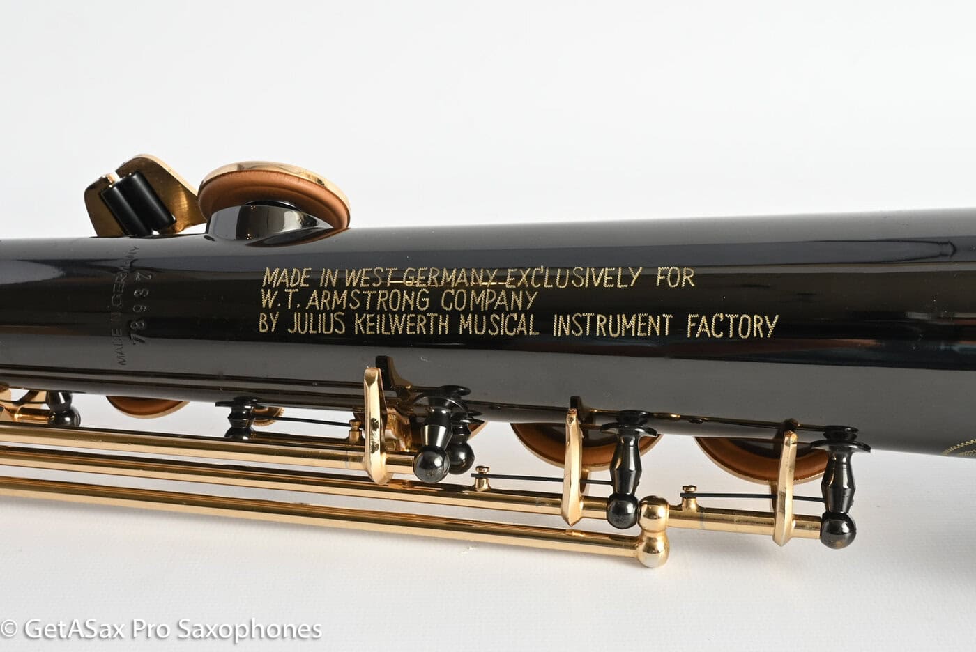 Couf Superba 2 Soprano Black Nickel Plate Gorgeous Grover Washington Era! Good Pads! 78937