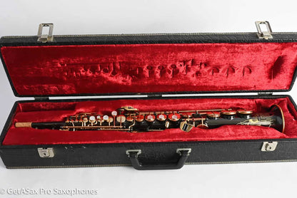 Couf Superba 2 Soprano Black Nickel Plate Gorgeous Grover Washington Era! Good Pads! 78937