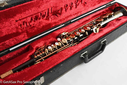 Couf Superba 2 Soprano Black Nickel Plate Gorgeous Grover Washington Era! Good Pads! 78937