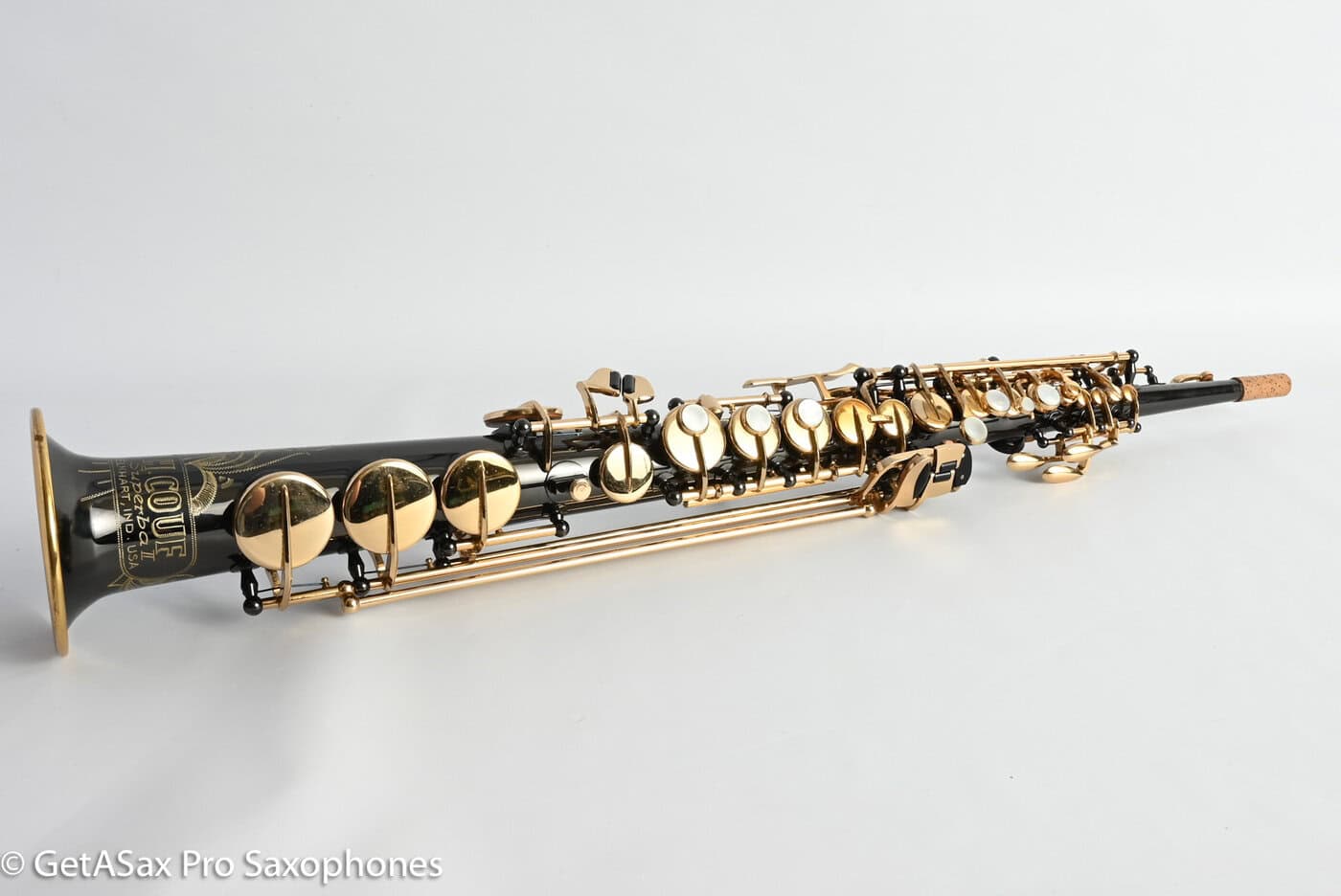 Couf Superba 2 Soprano Black Nickel Plate Gorgeous Grover Washington Era! Good Pads! 78937