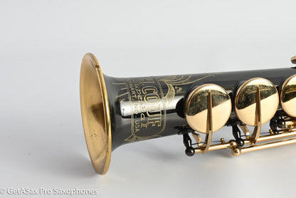 Couf Superba 2 Soprano Black Nickel Plate Gorgeous Grover Washington Era! Good Pads! 78937