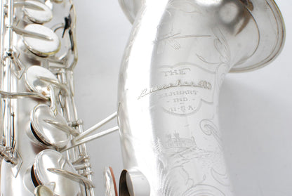 Buescher 400 Top Hat and Cane Tenor Silver! 298xxx