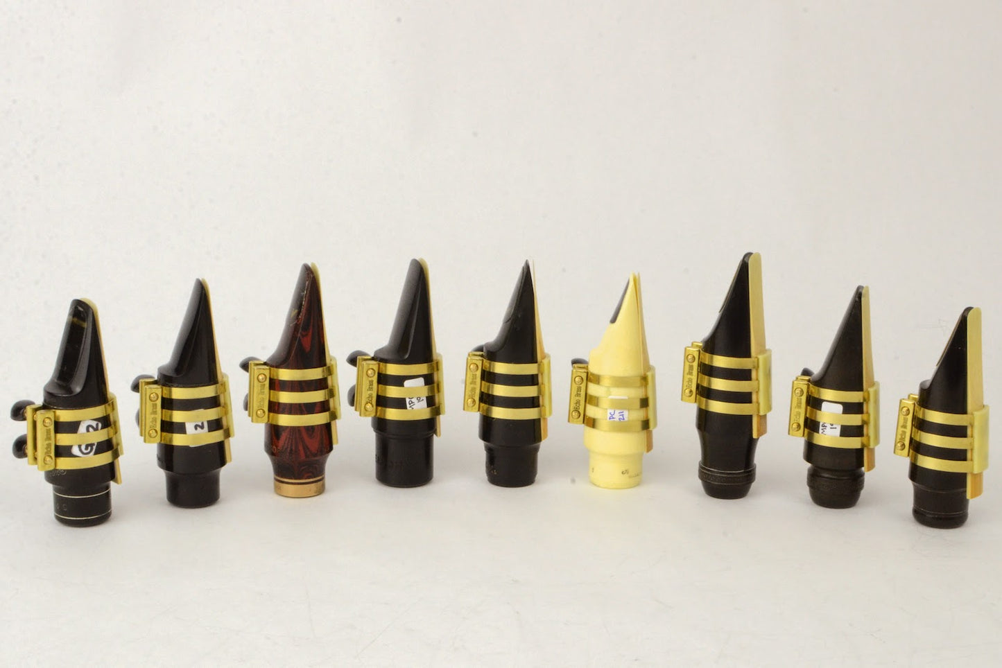 Tenor Hard Rubber Brilhart 3-Band Reproduction Ligature Echo Brass