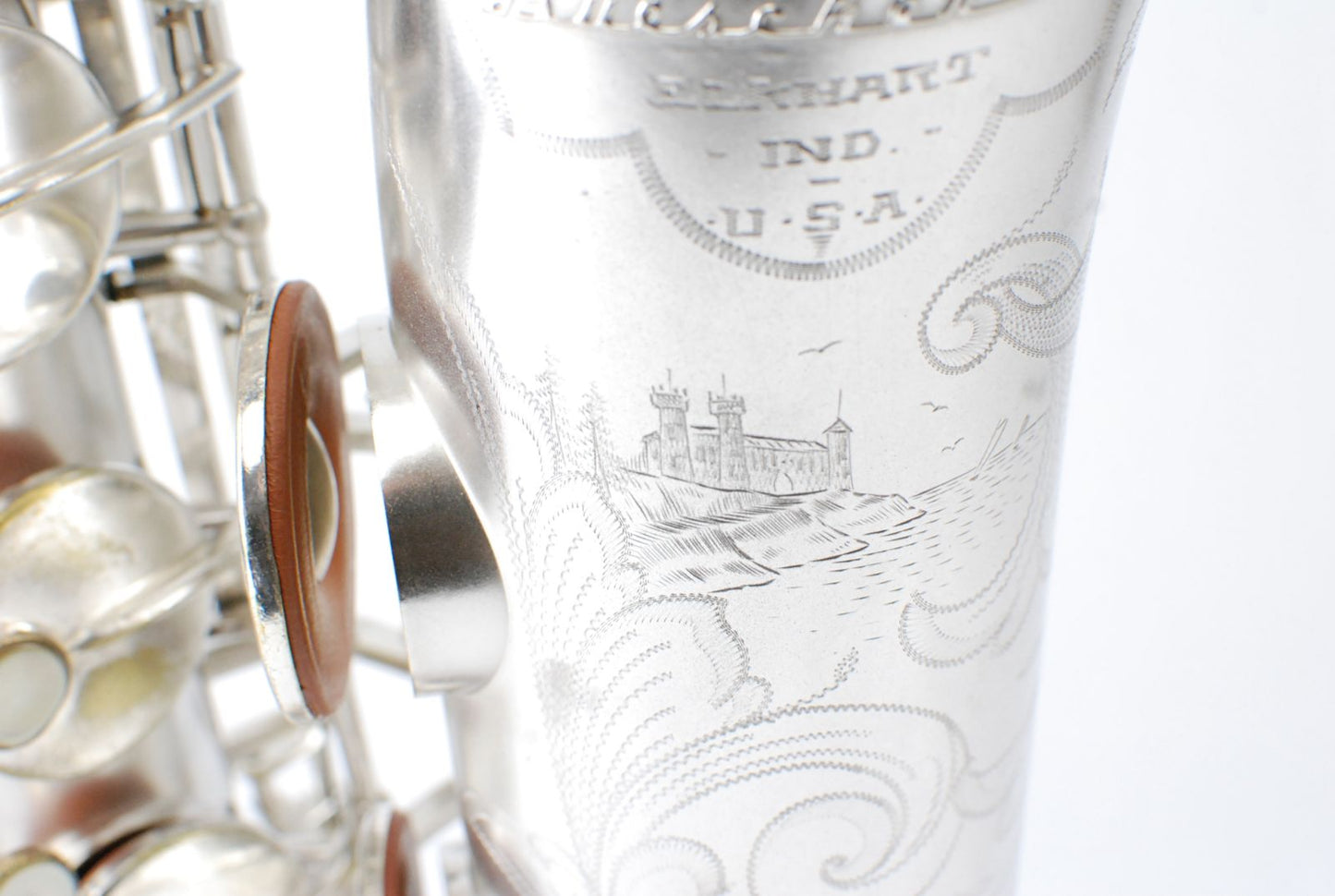 Buescher 400 Top Hat and Cane Tenor Silver! 298xxx