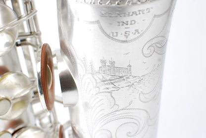 Buescher 400 Top Hat and Cane Tenor Silver! 298xxx